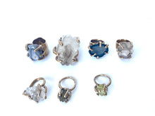 Large Elestial Quartz ring