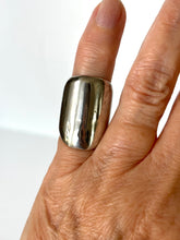 Sterling silver shield ring