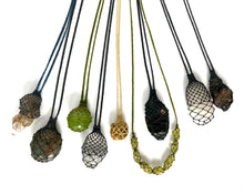 Smoky Elestial Quartz netted