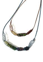 Blue/green lucky charm necklace