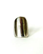 Sterling silver shield ring