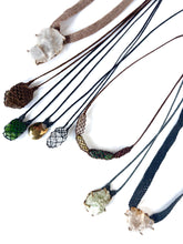 Brown/green Lucky charm necklace