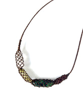 Brown/green Lucky charm necklace