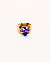 Oval Amethyst ring