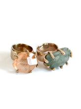 Dream Quartz claw-set ring