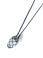 Double terminated Quartz netted necklace