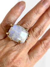 Large moonstone ring