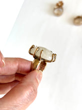 Large moonstone ring