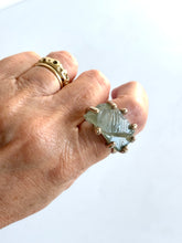 Dream Quartz claw-set ring