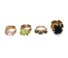 Peridot prong set ring