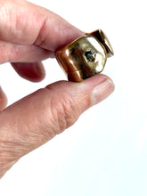 bronze open wabi sabi w/sapphire