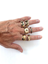 Montana Sapphires wide band ring