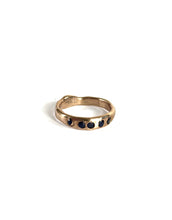 Blue sapphire thin ring