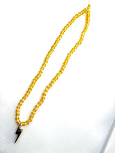 Charm trade bead necklace