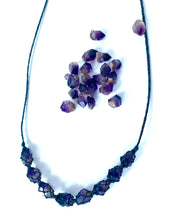 Amethyst point necklace