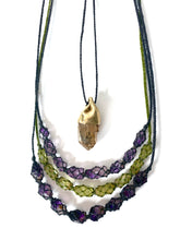 Amethyst point necklace