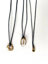 14k gold disco necklace