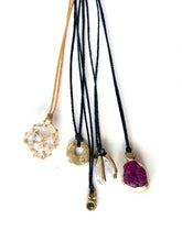 14k gold disco necklace