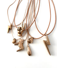 large lightning bolt - charm