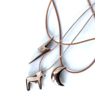 crescent moon - charm