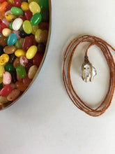 herkimer diamond caged in 14k gold