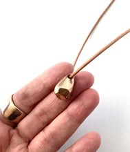 faceted drop - charm